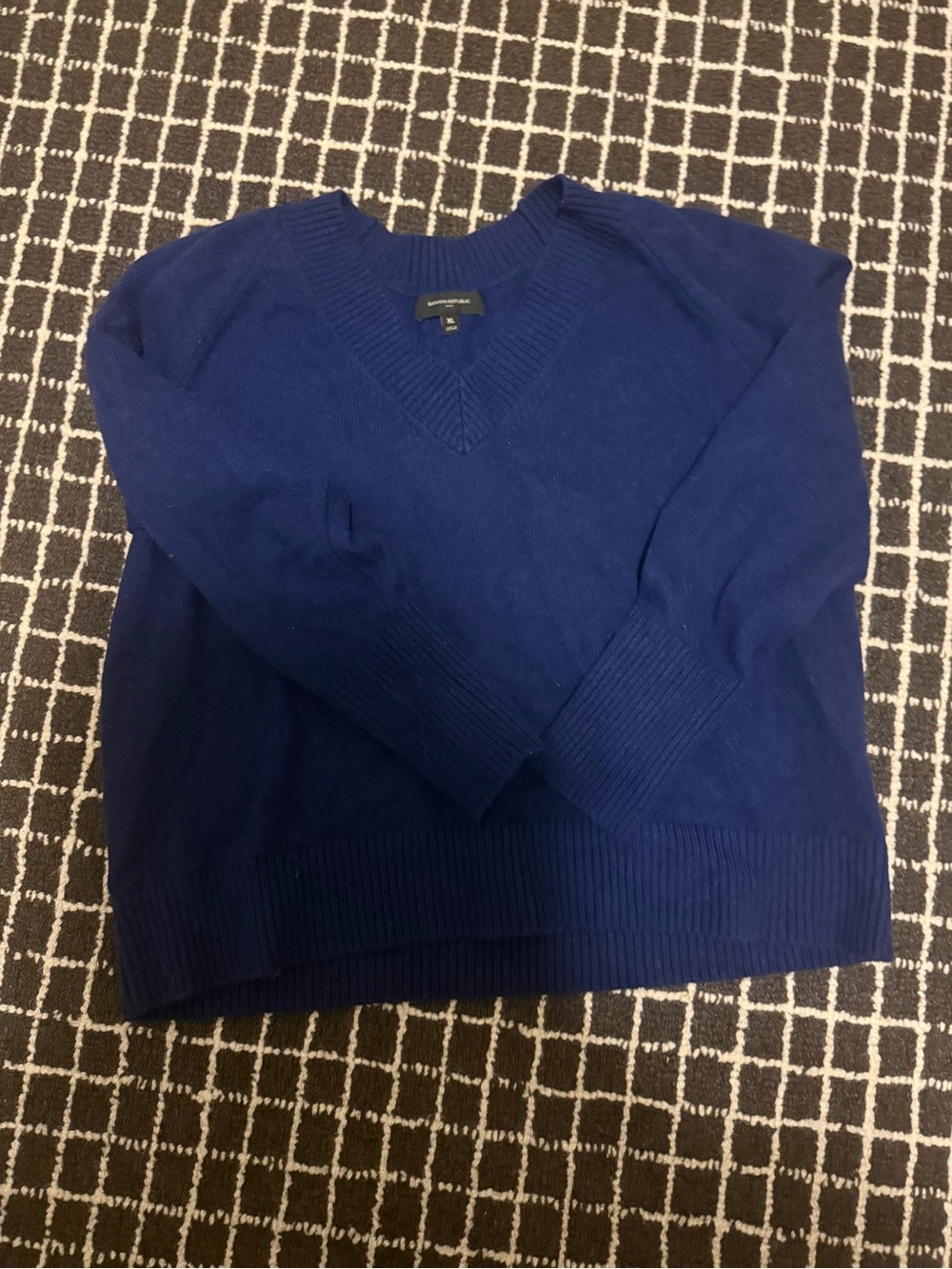 Classic Women’s Neck Sweater - Blue